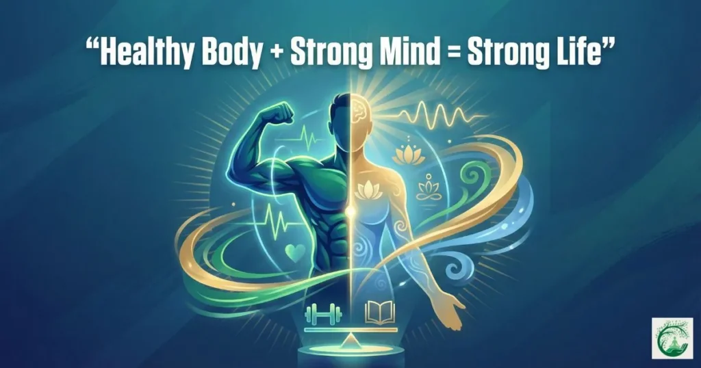 Healthy Body + Strong Mind = Strong Life.